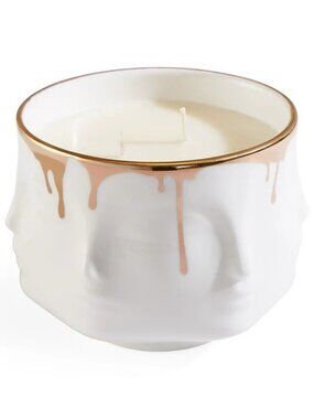 Jonathan Adler Muse Miel Candle Dora Maar Gold Drip Ceramic 13oz NIB